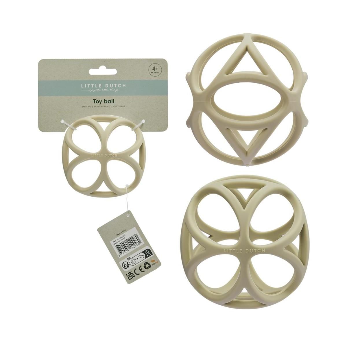 LITTLE DUTCH Balle sensorielle Sable en silicone