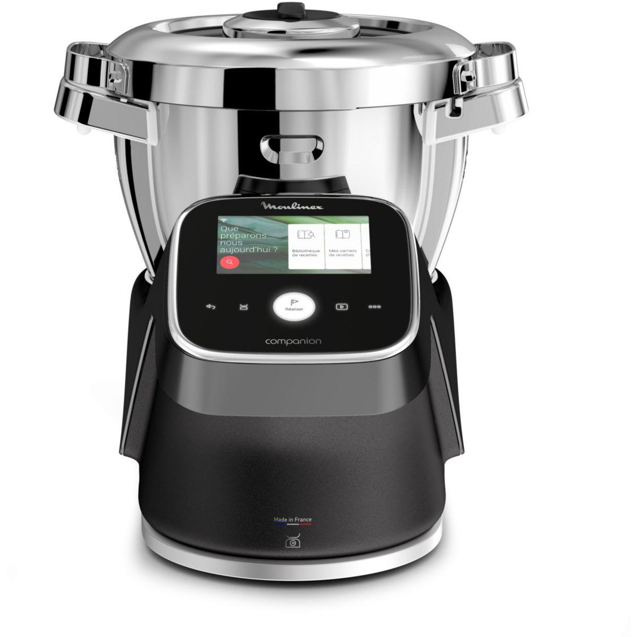 Voir la diapositive 2 : MOULINEX Robot cuiseur I Companion Touch Pro XL Noir HF93D810
