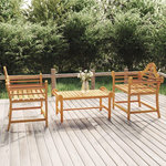 VIDAXL Chaises de jardin lot de 2 91x62x94 cm Bois de teck solide