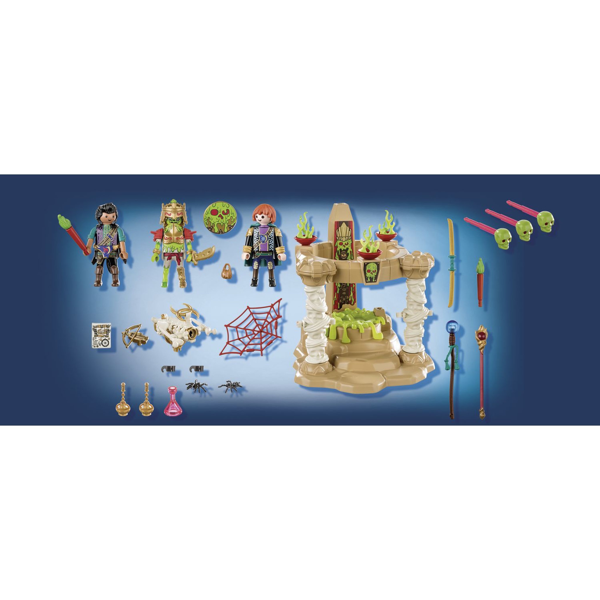 Voir la diapositive 3 : PLAYMOBIL 70751 Noverlmore - Sables de Sal'ahari - Temple des Squelettes
