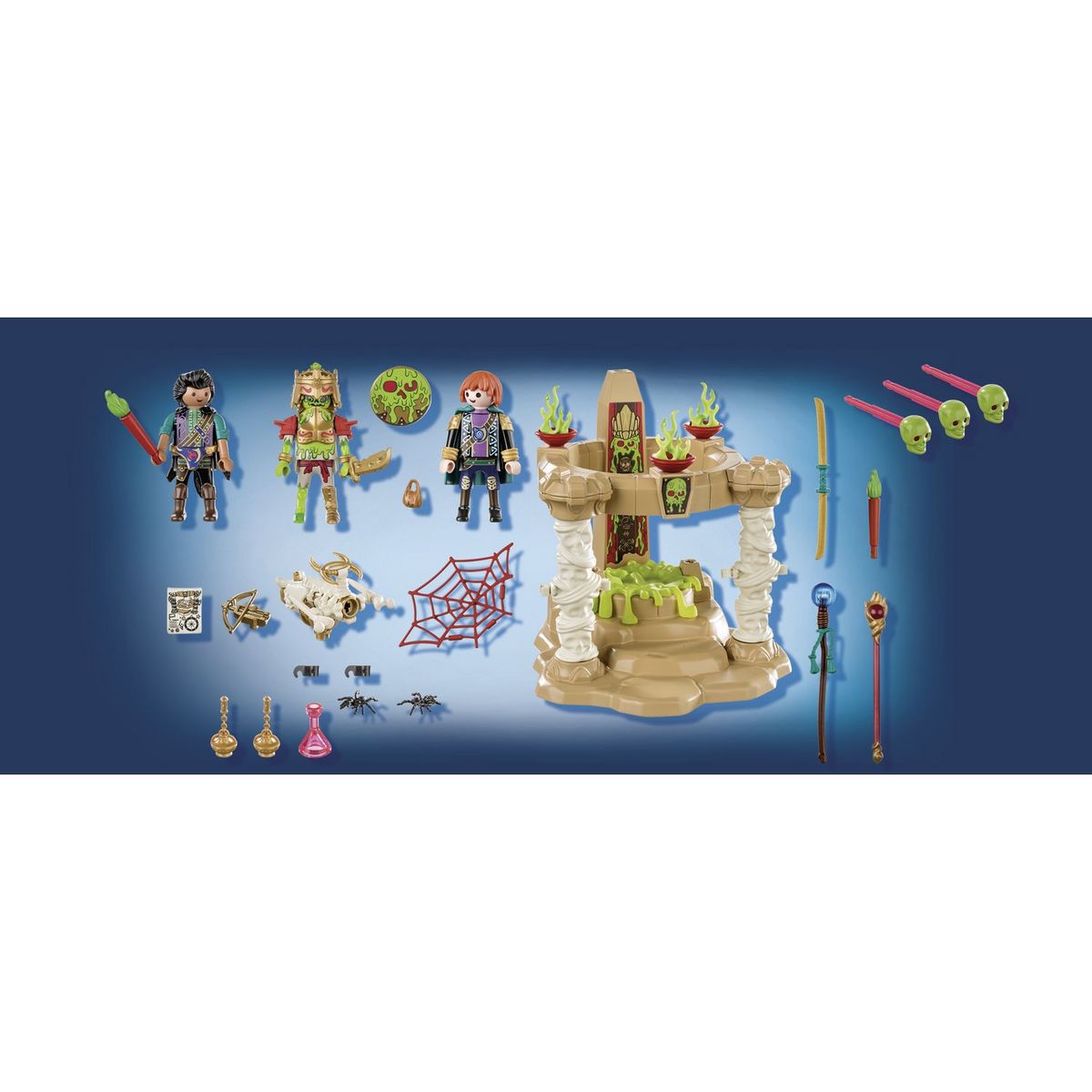 PLAYMOBIL 70751 Noverlmore - Sables de Sal'ahari - Temple des Squelettes
