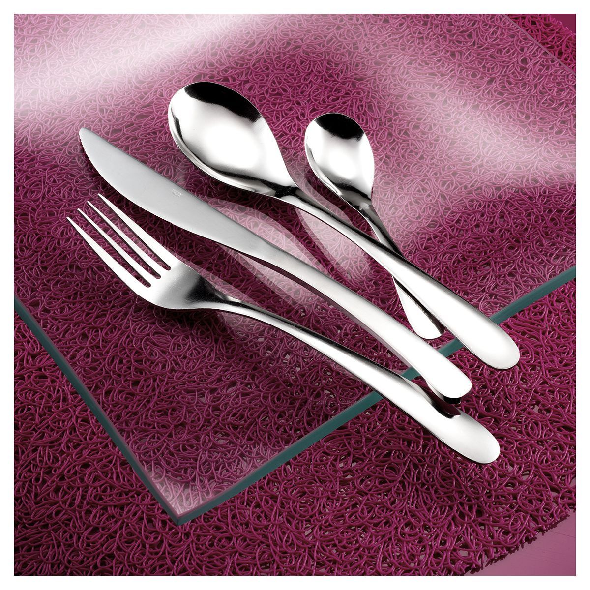 AMEFA Ménagère 24 pièces NYMPHEA inox 