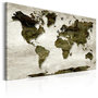 Voir la diapositive 1 : Paris Prix Tableau Imprimé  World Map : Green Planet  40x60cm
