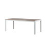 Voir la diapositive 6 : Paris Prix Table de Jardin en Bois  Acacia  200cm Naturel & Blanc