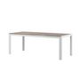 Voir la diapositive 6 : Paris Prix Table de Jardin en Bois  Acacia  200cm Naturel & Blanc