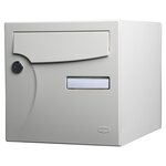 RENZ Boîte aux lettres normalisée 1 porte extérieur RENZ acier ivoire brillant