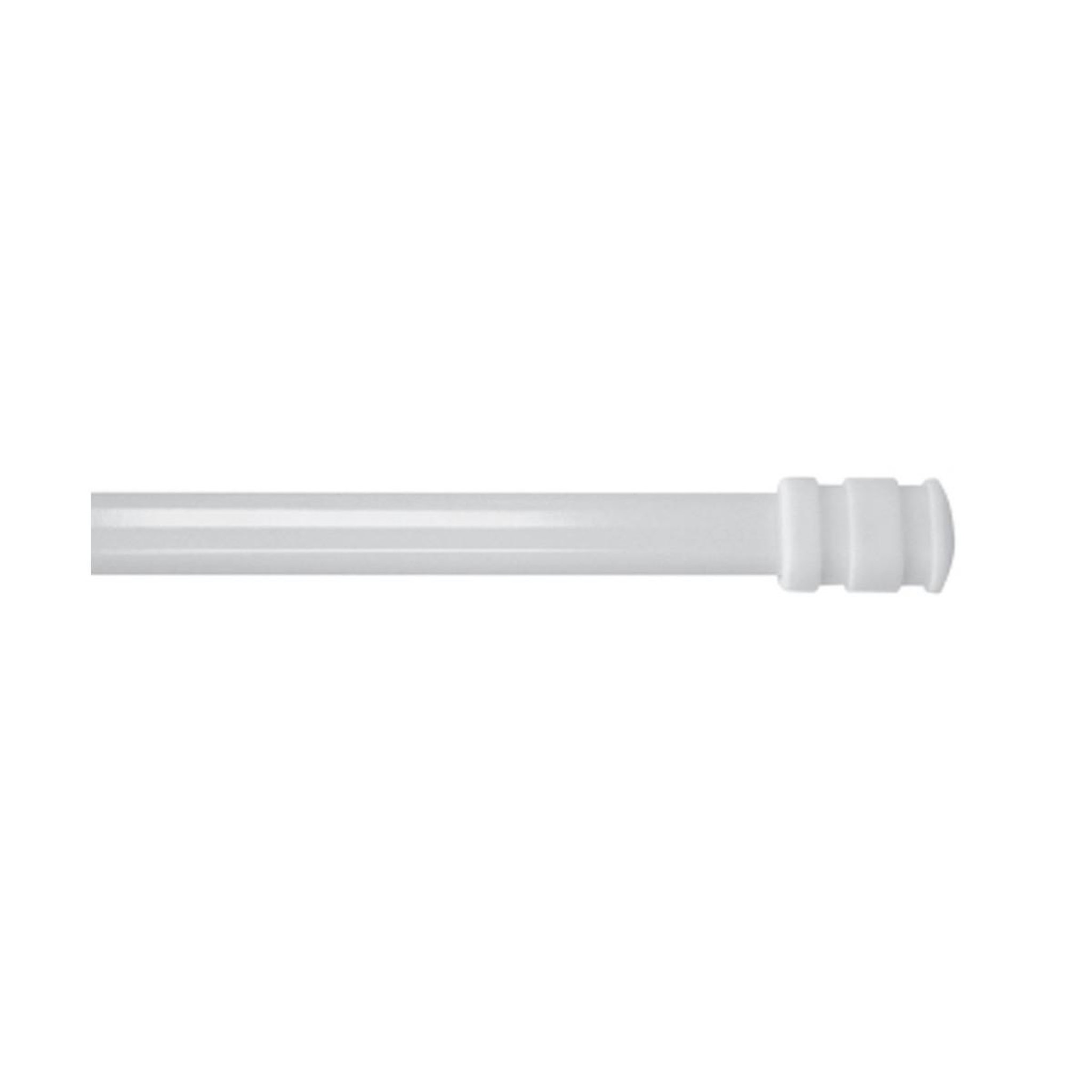 Douceur d'Intérieur Tringle extensible ovale  nopo  80-140cm blanc