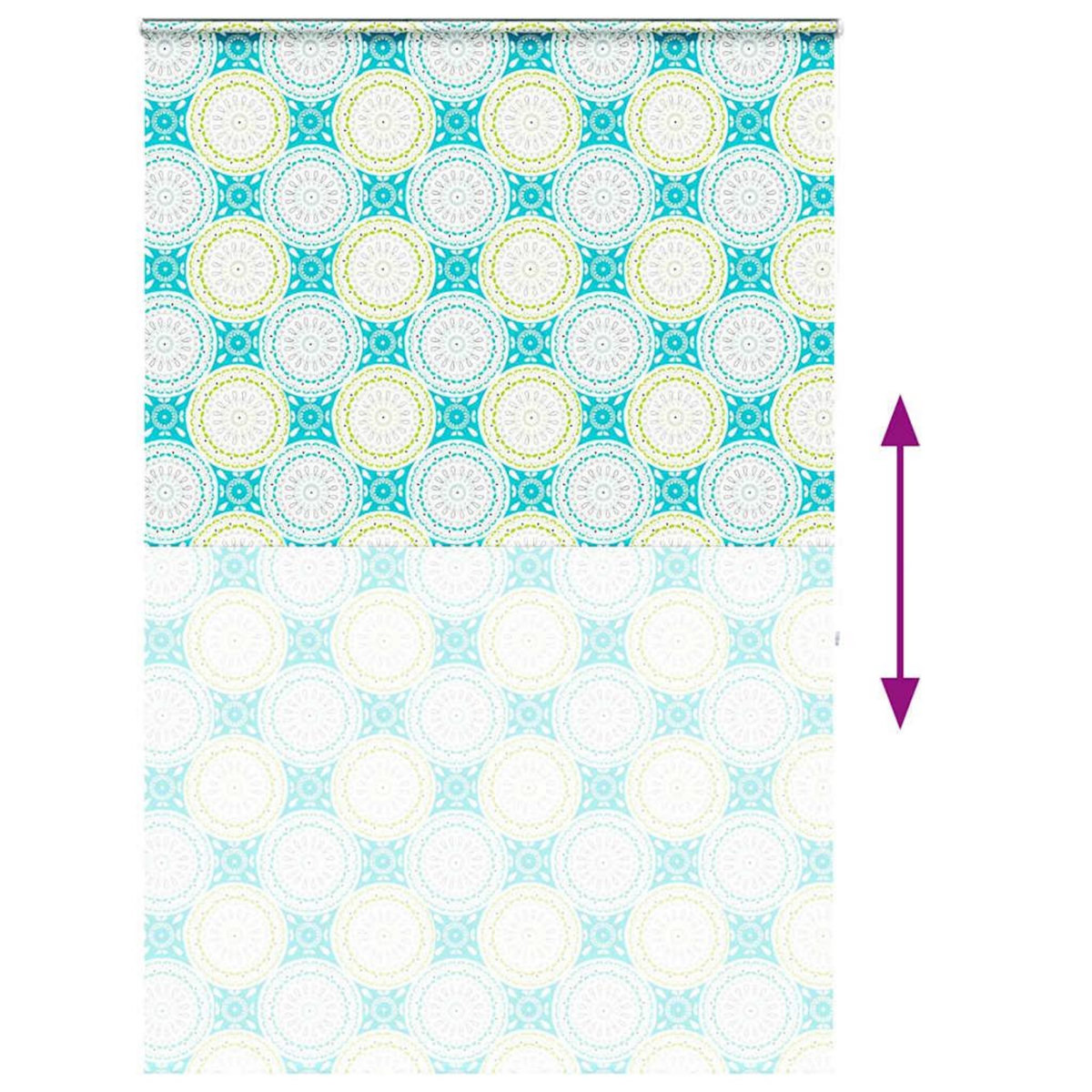 VIDAXL Store enrouleur de douche avec cassette largeur du tissu 146 cm