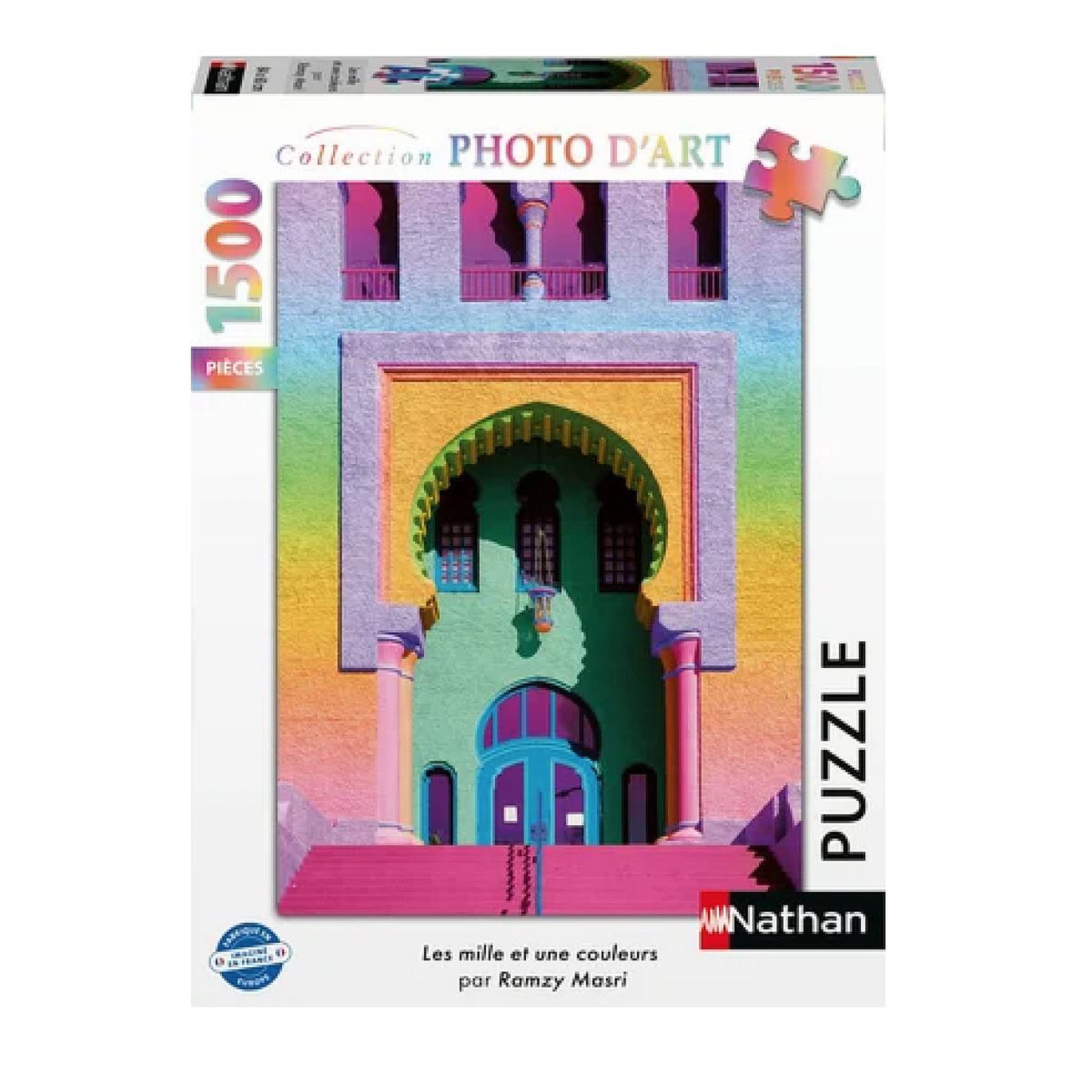 Nathan Nathan – puzzle 1500p – mille couleurs