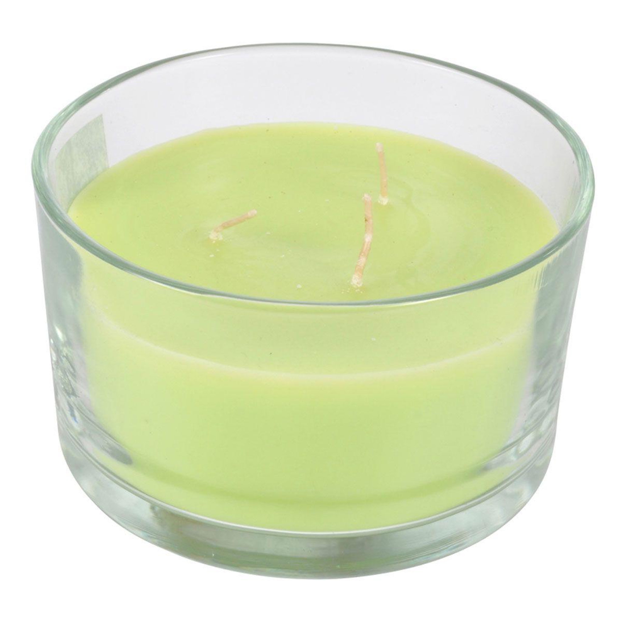 Voir la diapositive 1 : HOMEA Bougie parfumée 3 mèches  essentiel  13cm pomme