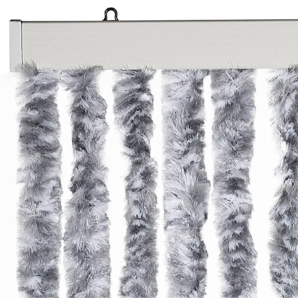 VIDAXL Moustiquaire Blanc et gris 56x185 cm Chenille