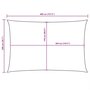 Voir la diapositive 6 : VIDAXL Voile de parasol Tissu Oxford rectangulaire 2x4 m marron