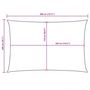 Voir la diapositive 6 : VIDAXL Voile de parasol Tissu Oxford rectangulaire 2x4 m marron