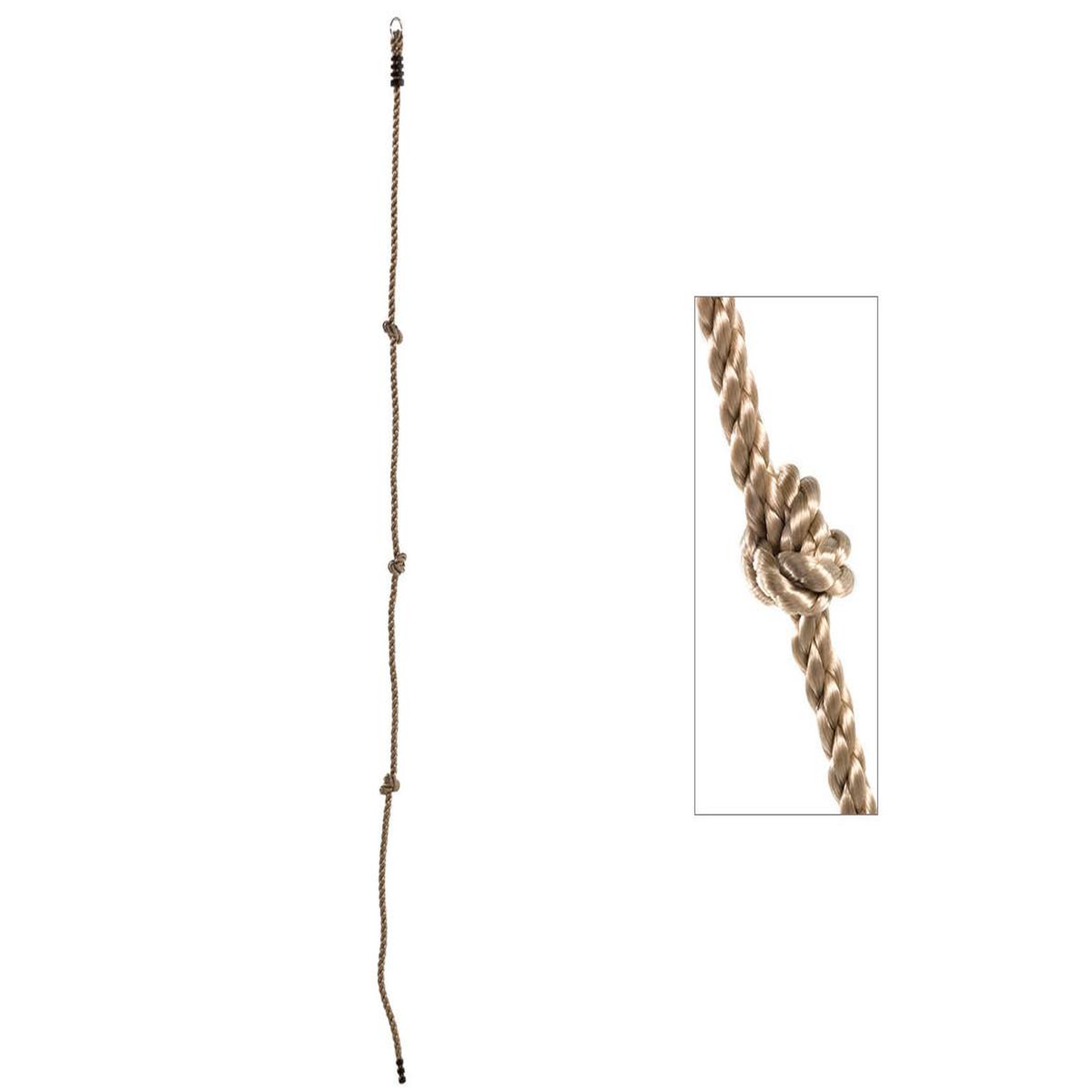 Voir la diapositive 1 : JARDIDECO Corde à noeuds 200 cm - Jardideco