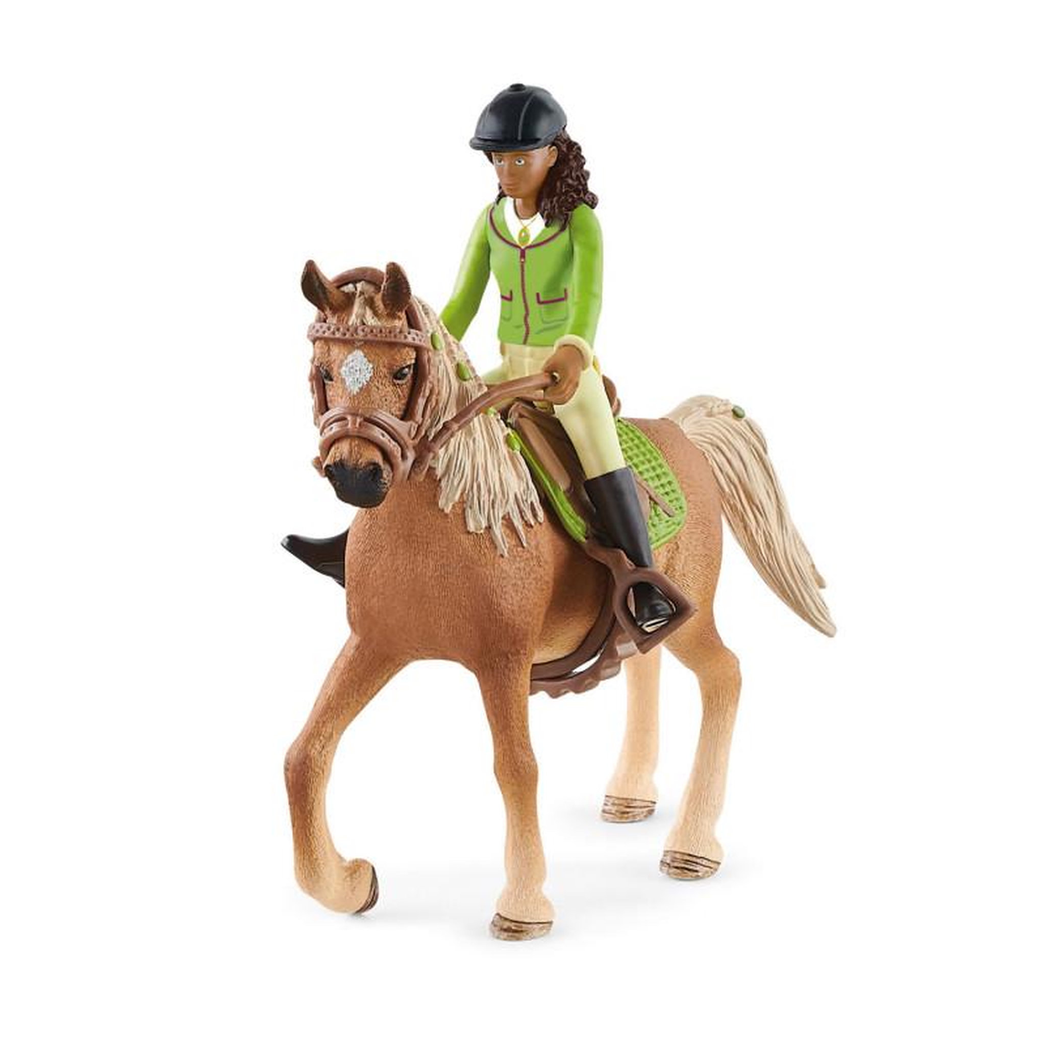 Voir la diapositive 2 : Schleich Schleich Horse Club Sarah & Mystery 42542