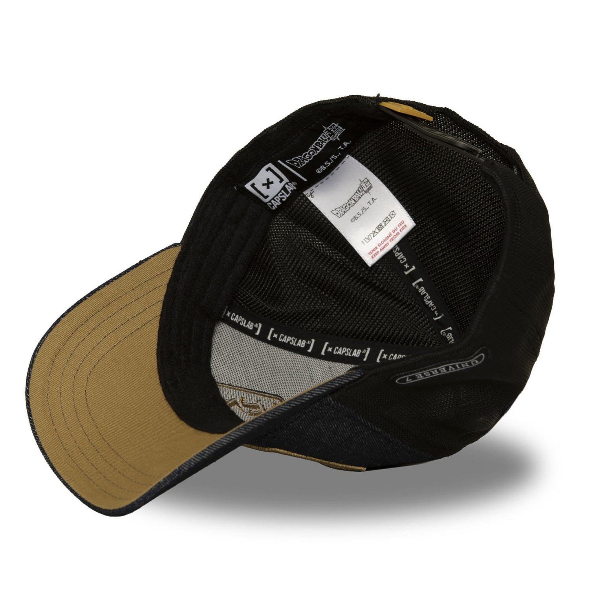 Voir la diapositive 5 : CAPSLAB Casquette trucker avec filet et patch Dragon Ball Super Destruction