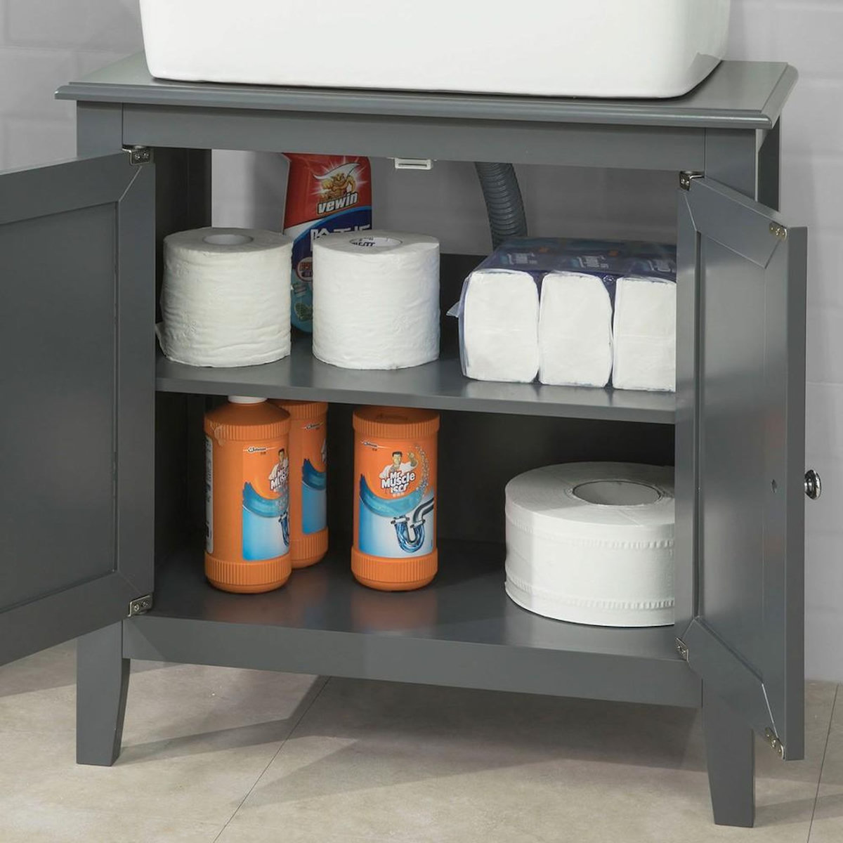 SOBUY SoBuy - Meuble Sous-vasque à deux portes - Classique - FRG202