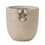Voir la diapositive 2 : CAPI Capi Pot a fleurs Waste Rib 35x34 cm Beige terrazzo