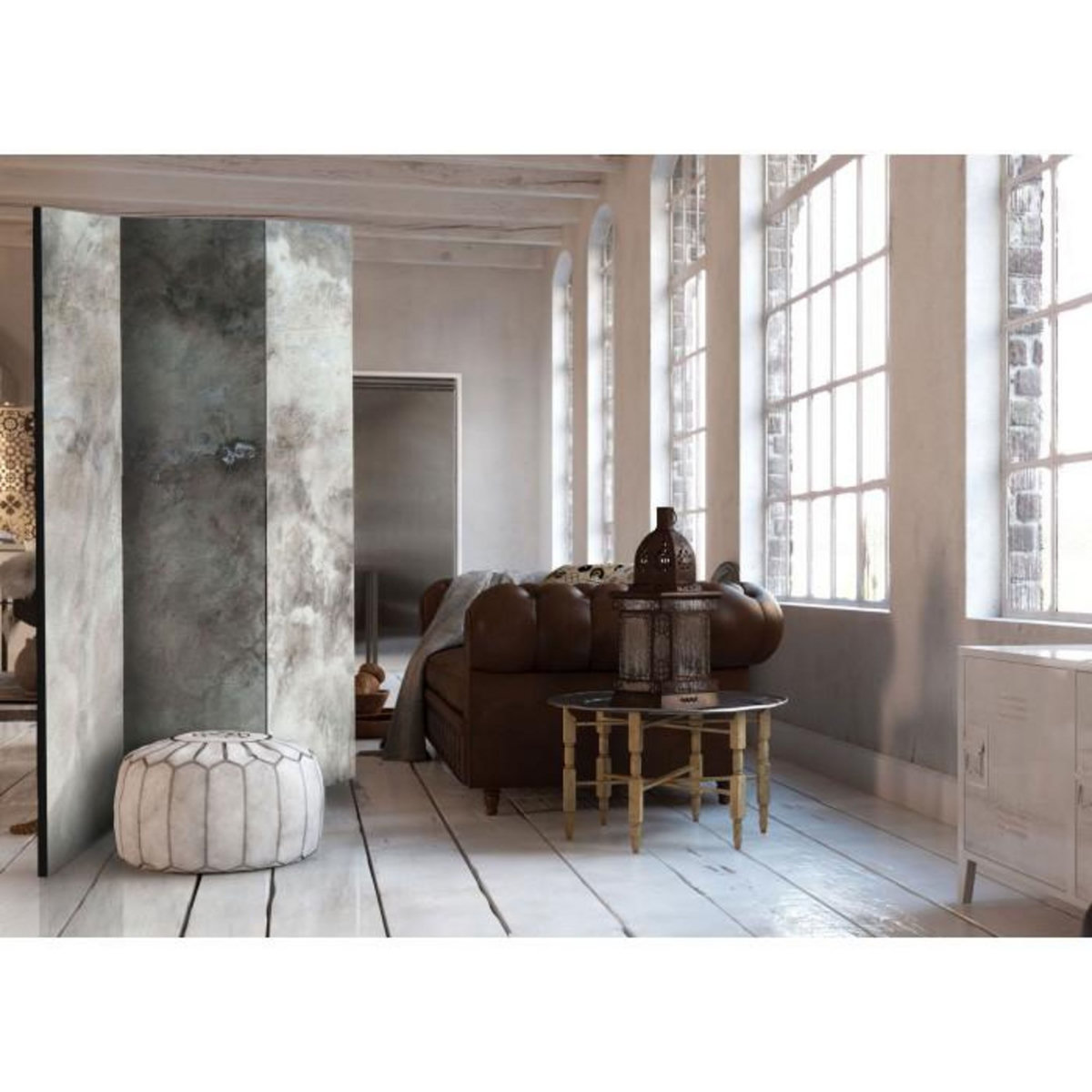 Paris Prix Paravent 3 Volets  Paravent : Nuage Noir  135x172cm