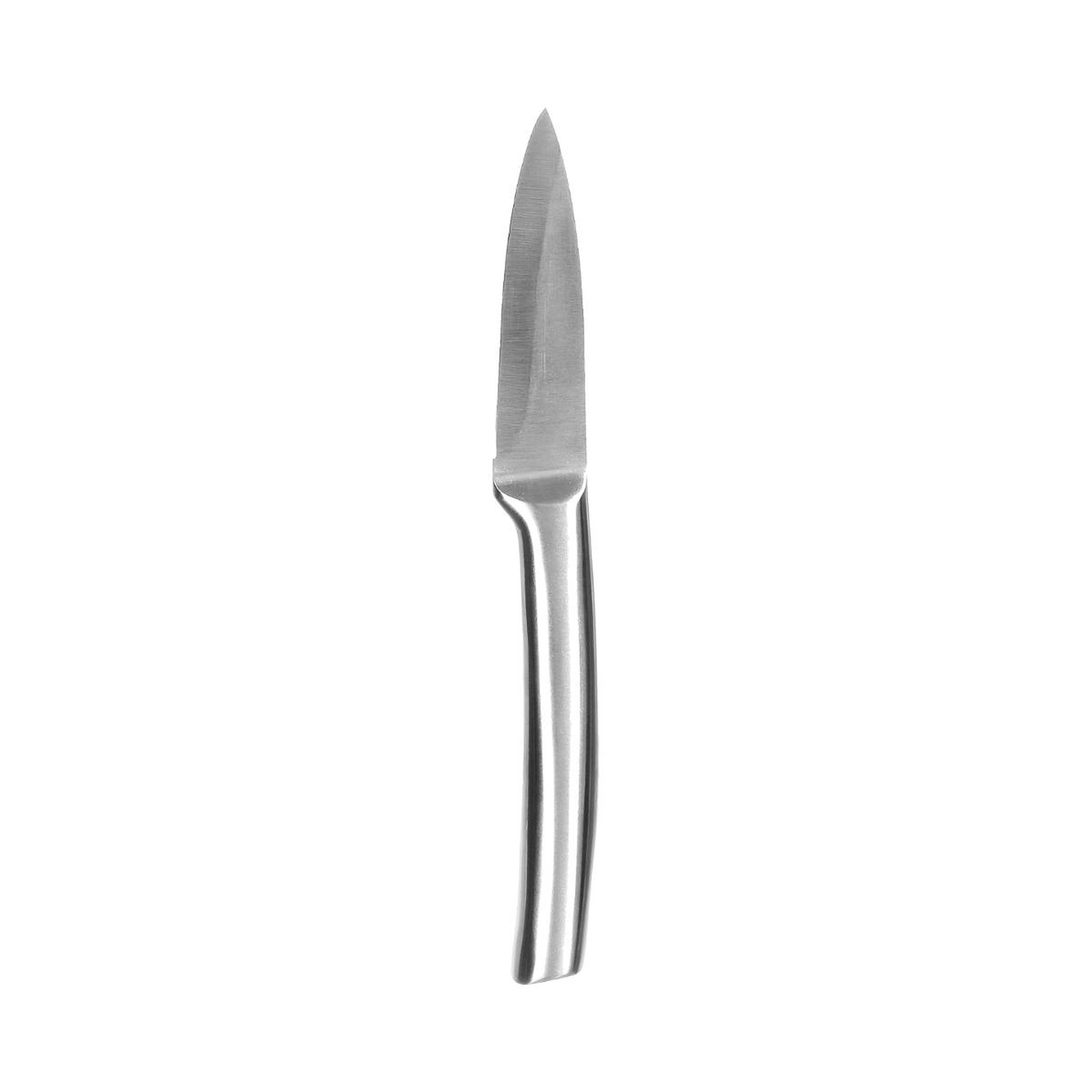 Voir la diapositive 3 : SECRET DE GOURMET Bloc de 5 couteaux  avec support en Acacia