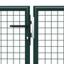 Voir la diapositive 4 : VIDAXL Portail de jardin Acier 500 x 100 cm Vert
