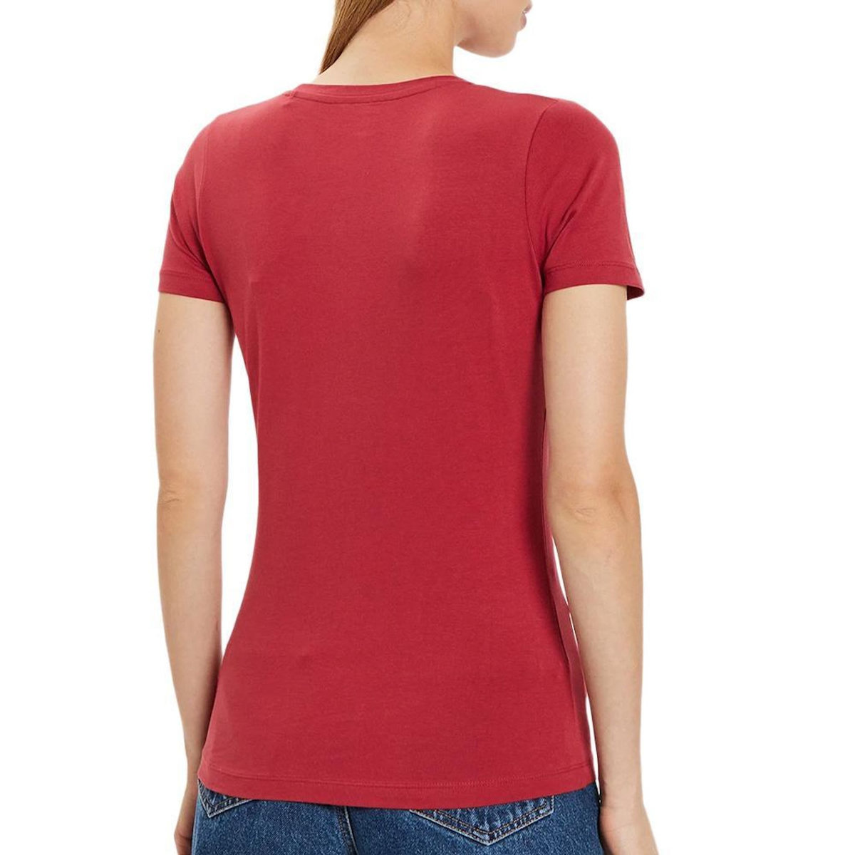 Pepe Jeans T-Shirt Rouge Femme Pepe jeansNew Virginias
