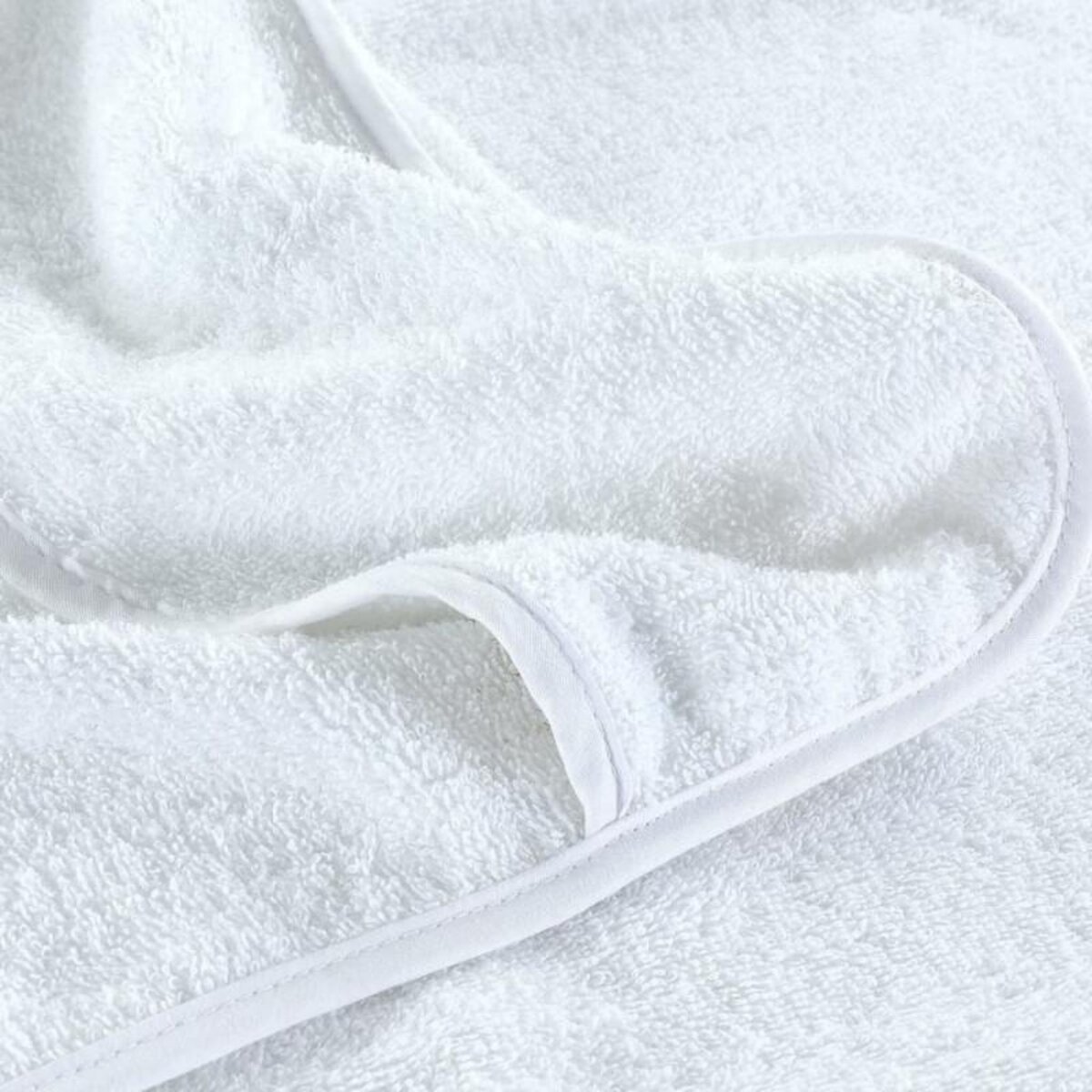 VIDAXL Serviettes de plage 6 pcs blanc 60x135 cm tissu 400 GSM