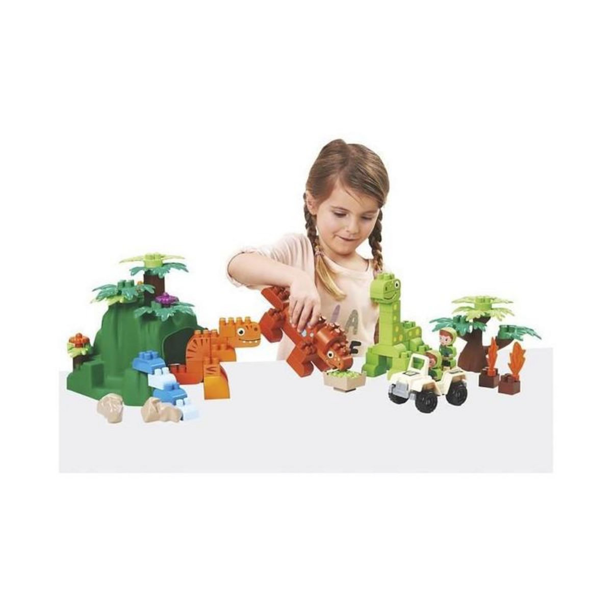 Ecoiffier Jouet de construction Dinoland - Abrick - ECOIFFIER - A partir de 18 mois