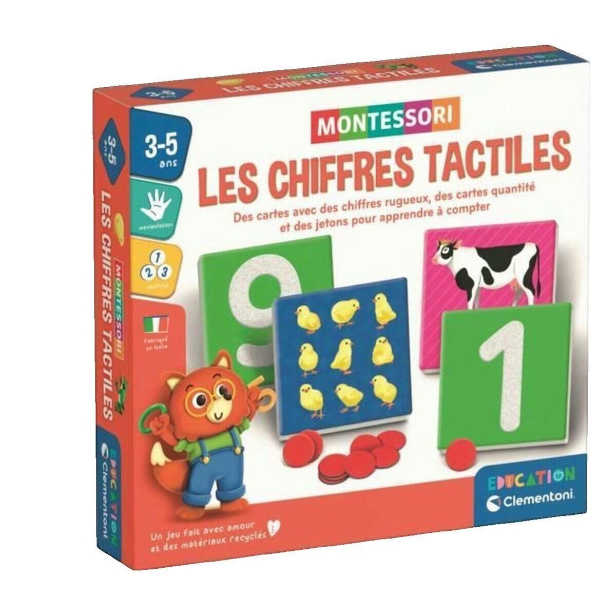 CLEMENTONI Jeu éducatif Clementoni Les chiffres tactiles