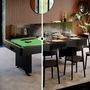 Voir la diapositive 2 : PLAY4FUN Billard Américain convertible Table dinatoire - 212 x 118 x 86 cm - Retour de boules automatique et Accessoires inclus