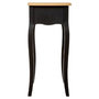 Voir la diapositive 4 : ATMOSPHERA Table de Chevet 1 Tiroir  Chrysa  65cm Noir