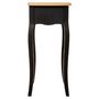 Voir la diapositive 4 : ATMOSPHERA Table de Chevet 1 Tiroir  Chrysa  65cm Noir
