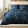 Voir la diapositive 1 : Les Ateliers du Linge Parure housse de couette 100% polyester microfibre 75gsm kael