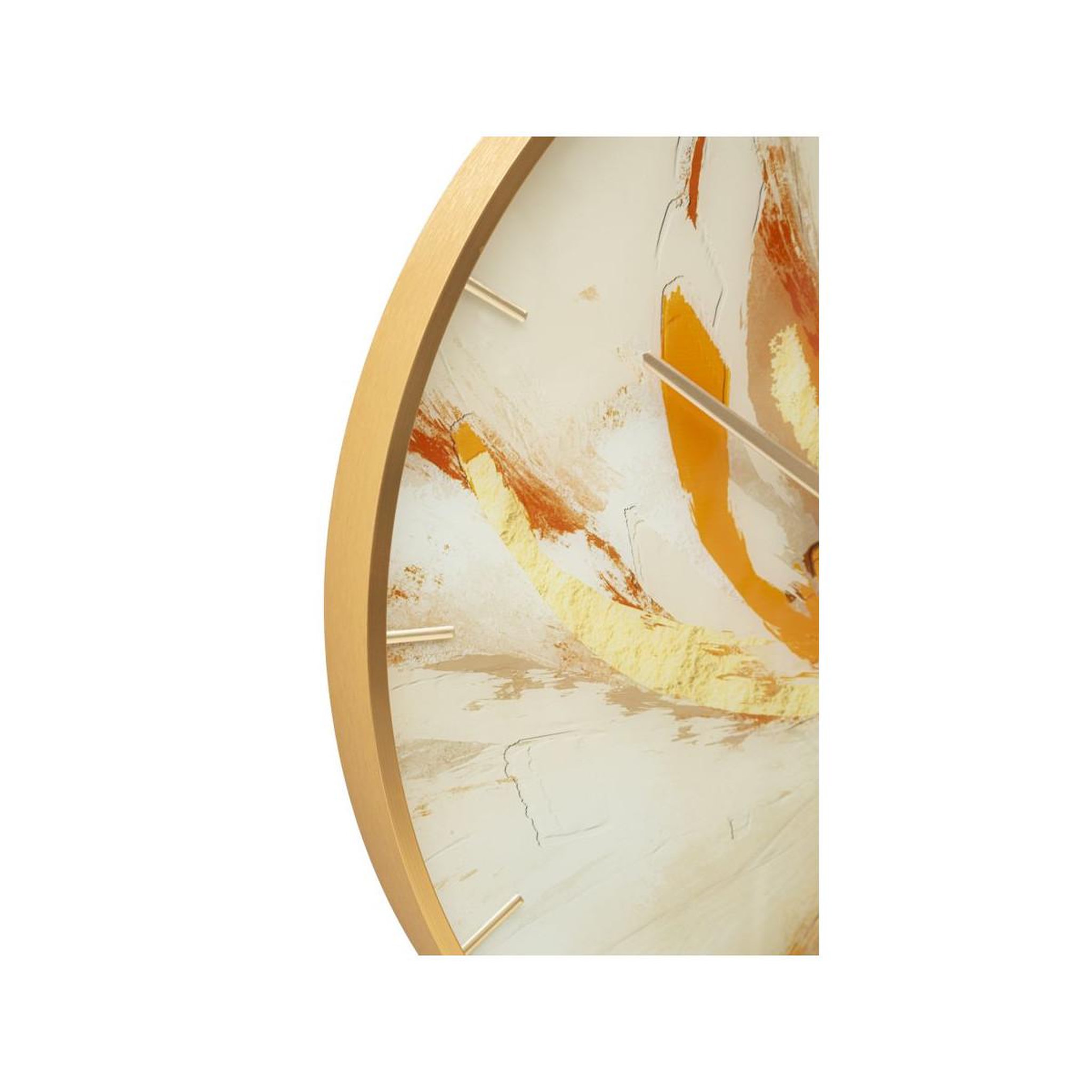 Voir la diapositive 3 : Paris Prix Horloge murale en verre  toply  60cm multicolore