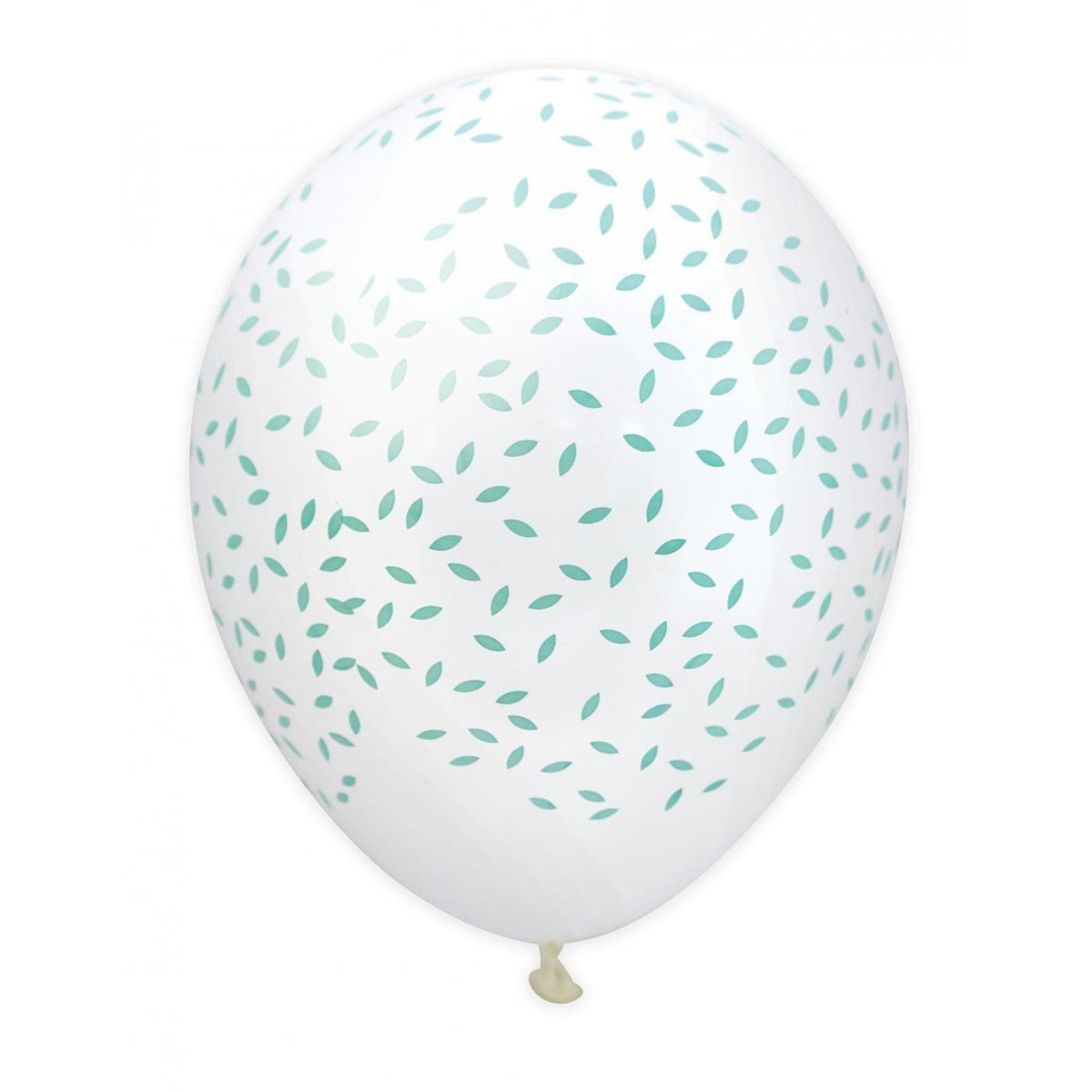 Scrapcooking Party 6 ballons de baudruche gonflables Ø 25 cm - Rosaces vertes