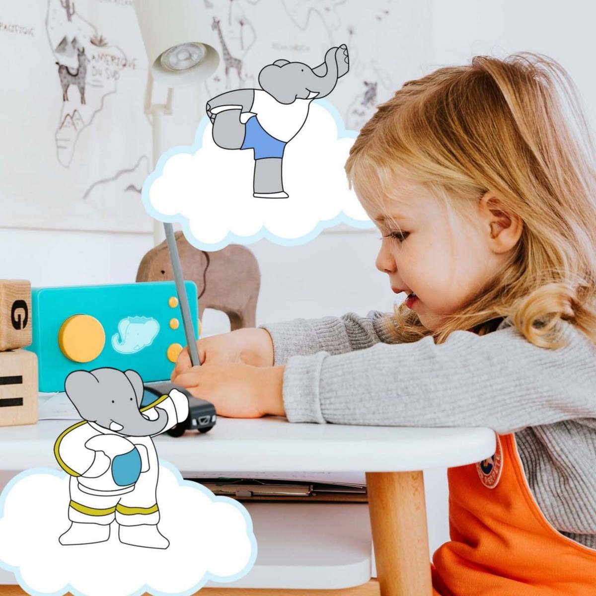 Lunii Livre interactif Babar au Royaume des éléphants