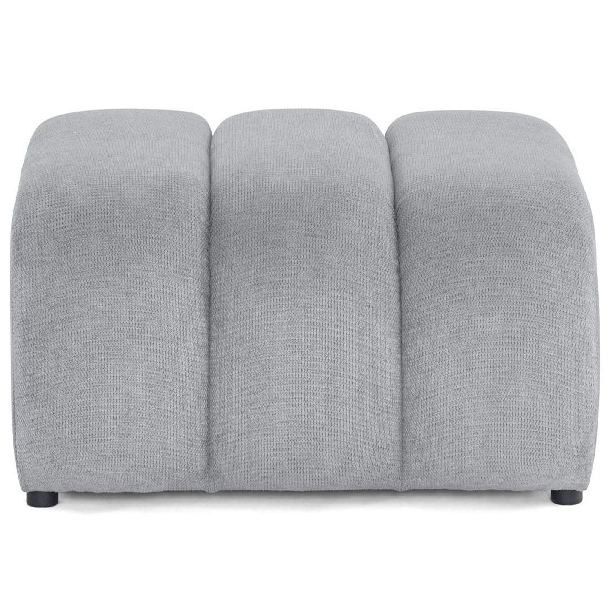 Voir la diapositive 1 : LISA DESIGN Debbie - pouf en tissu texturé