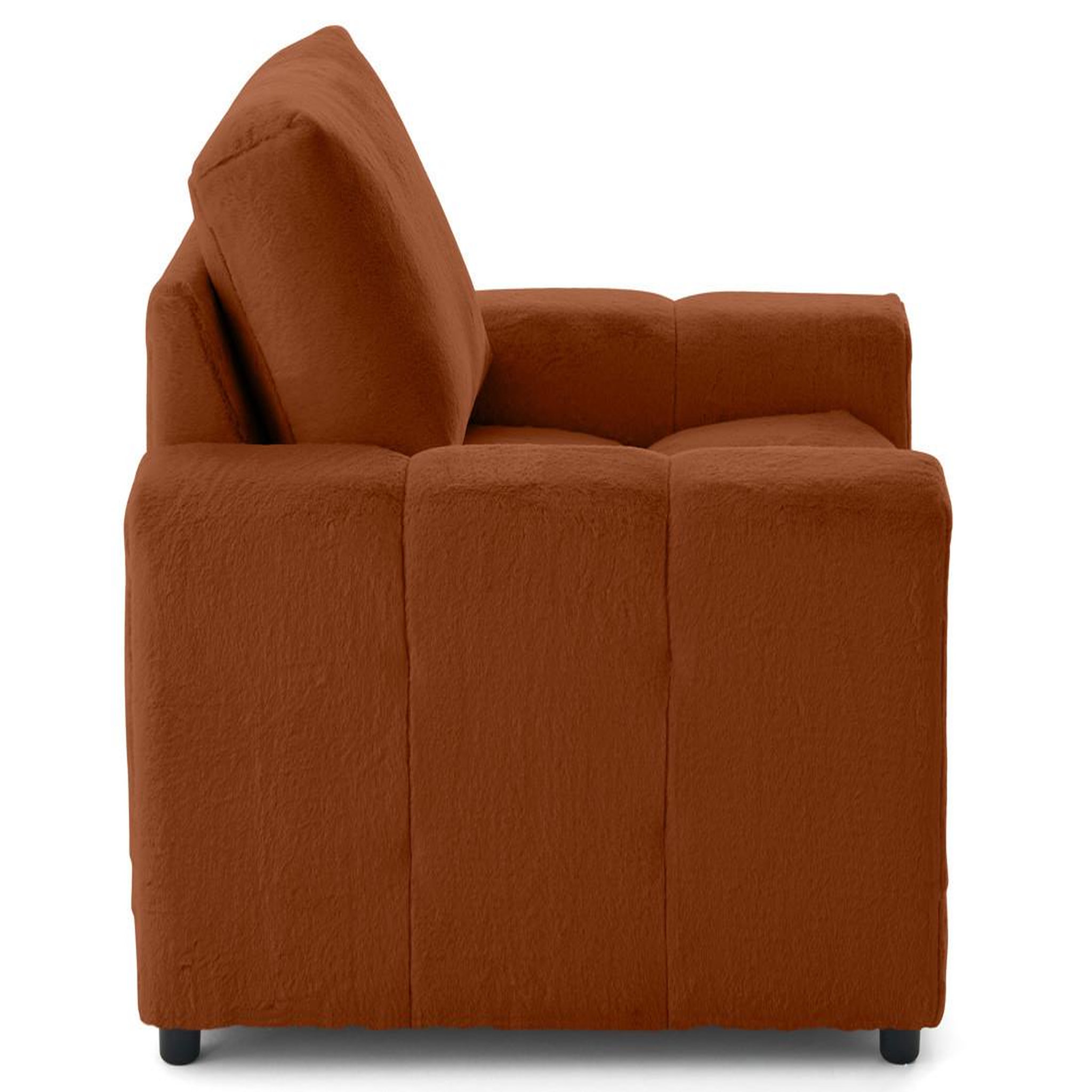 Voir la diapositive 2 : LISA DESIGN Crocus - fauteuil en fausse fourrure