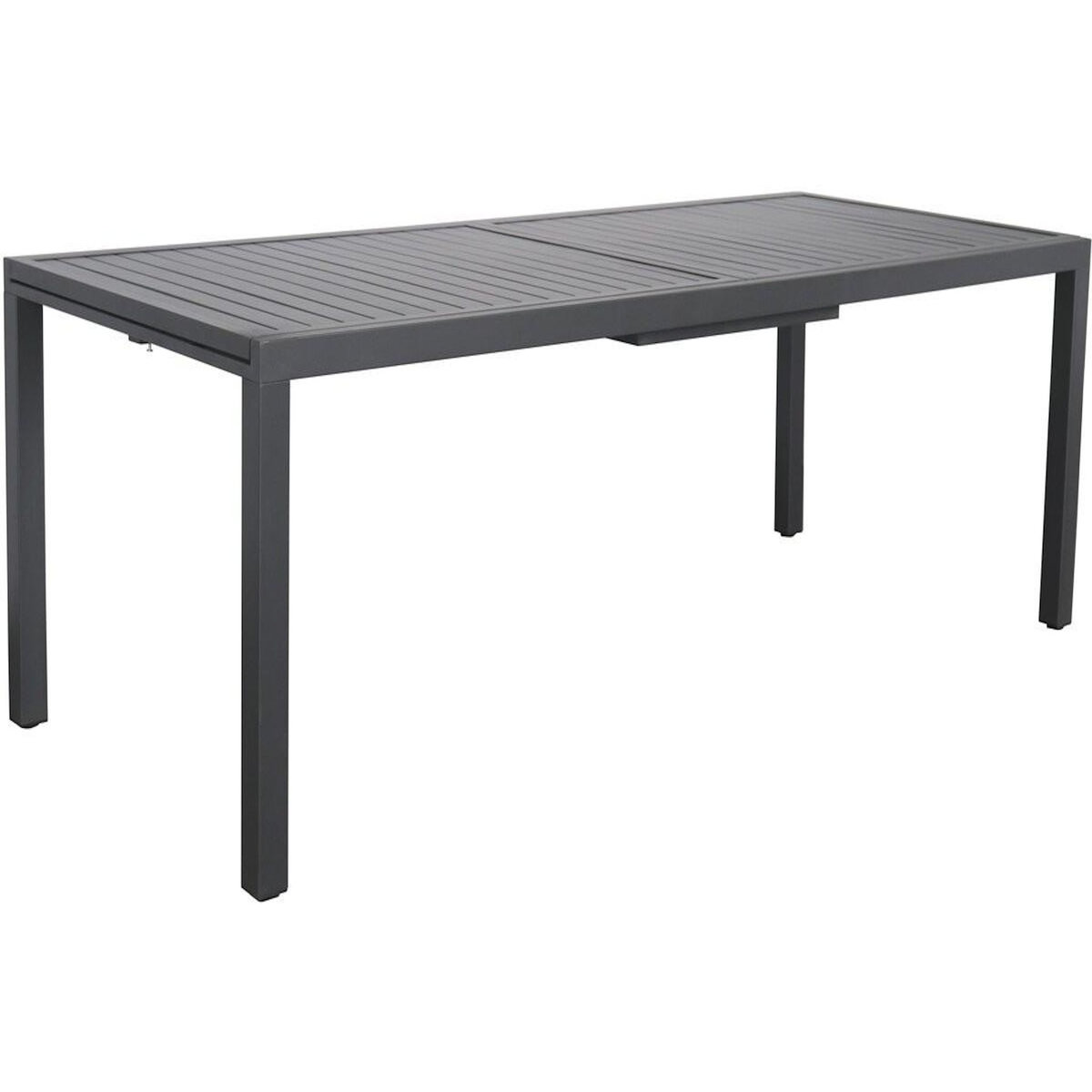 Habitat et Jardin Table de jardin extensible en métal  Salou  - 240/300 x 100 x 75 cm - Gris