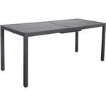 Habitat et Jardin Table de jardin extensible en métal  Salou  - 240/300 x 100 x 75 cm - Gris