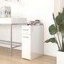 Voir la diapositive 1 : VIDAXL Armoire d'apothicaire Blanc brillant Bois d'ingenierie