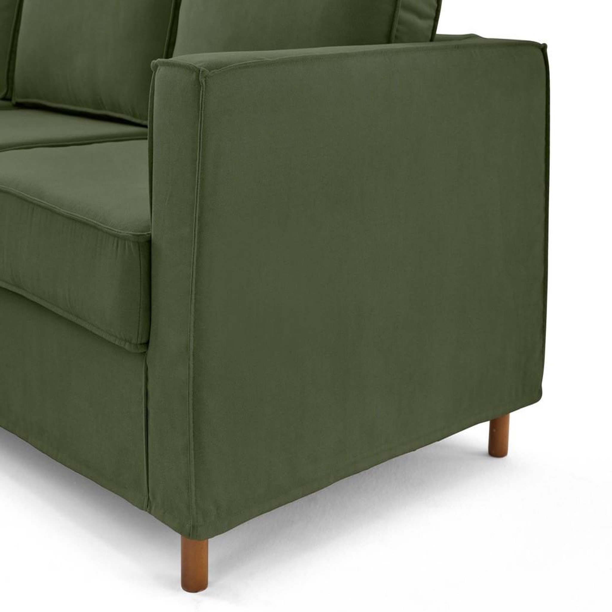 Voir la diapositive 6 : LISA DESIGN Jake - canapé déhoussable d'angle gauche 5 places en tissu