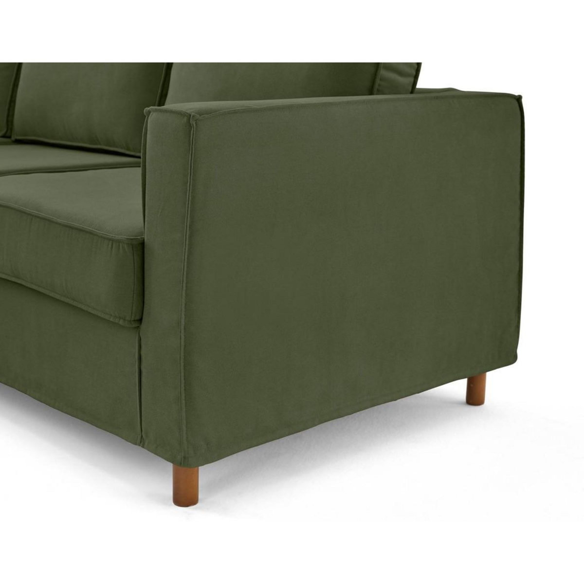 LISA DESIGN Jake - canapé déhoussable d'angle gauche 5 places en tissu