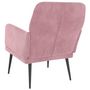 Voir la diapositive 5 : VIDAXL Fauteuil Rose 62x79x79 cm Velours