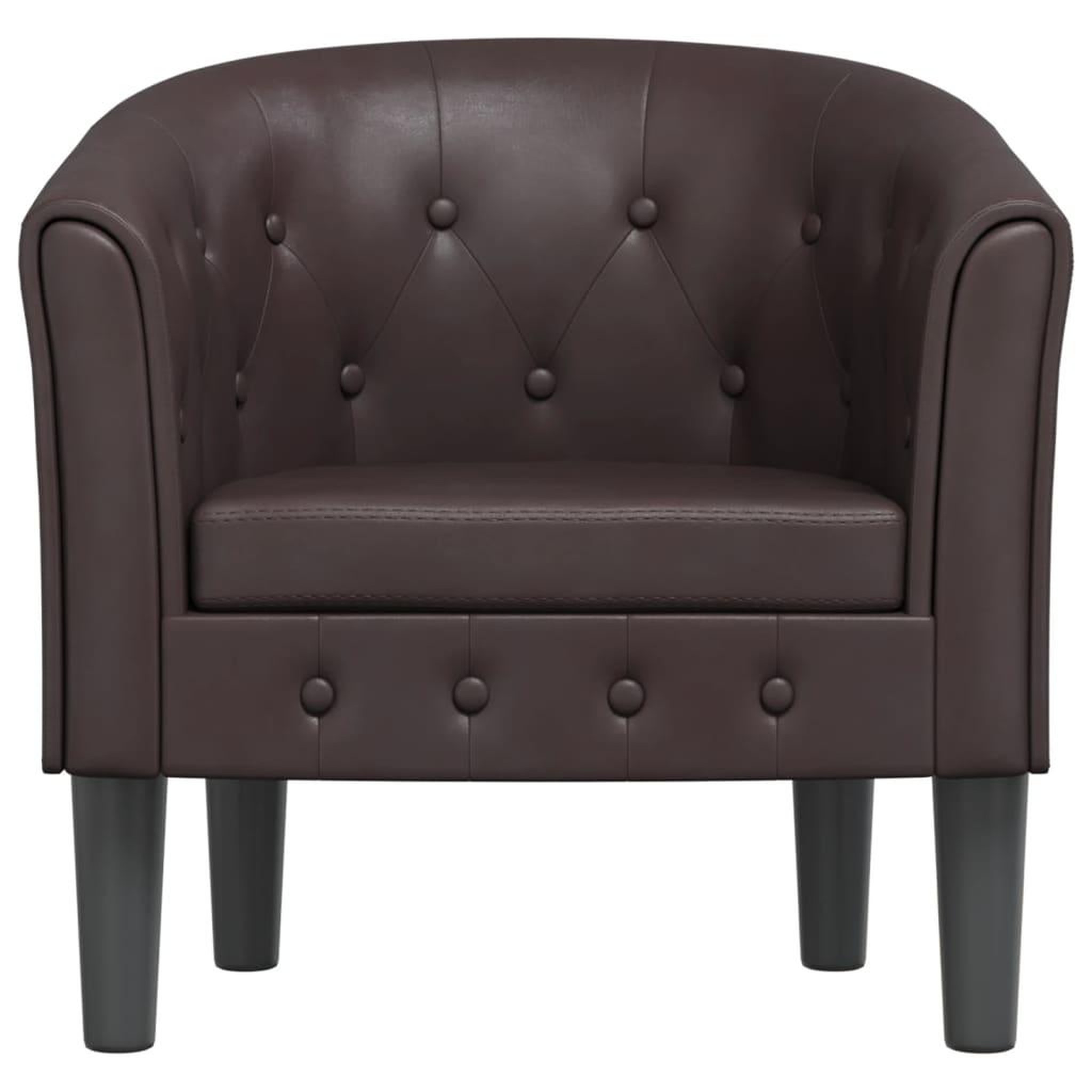 Voir la diapositive 3 : VIDAXL Chaise cabriolet marron similicuir