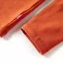 VIDAXL T-shirt enfants a manches longues orange brule 128