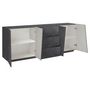 Voir la diapositive 2 : Buffet 4 portes 200cm VERONA