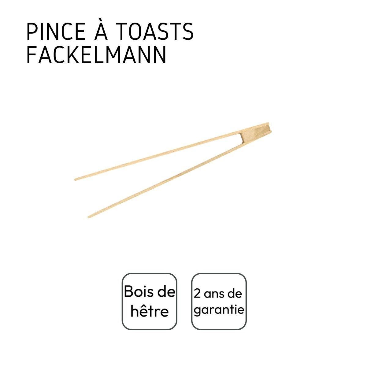 Fackelmann Pince de cuisine en bois 25 cm Fackelmann Wood Edition
