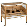 Voir la diapositive 2 : KERBL Kerbl Cage de petits animaux Indoor Deluxe 115 x60 x92,5 cm Bois 82725