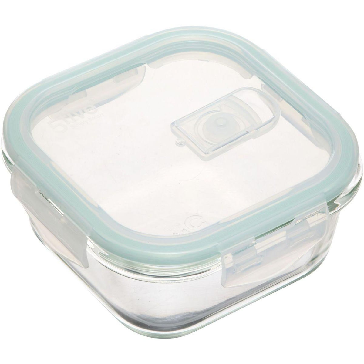 FIVE Boîte hermétique carrée Clipeat 0.53L verre
